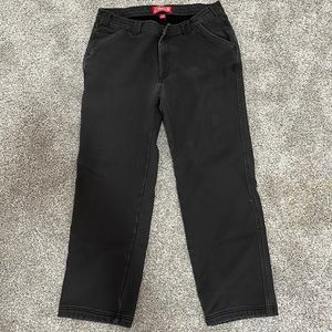 Coleman men’s bonded fleece lined canvas utility pants